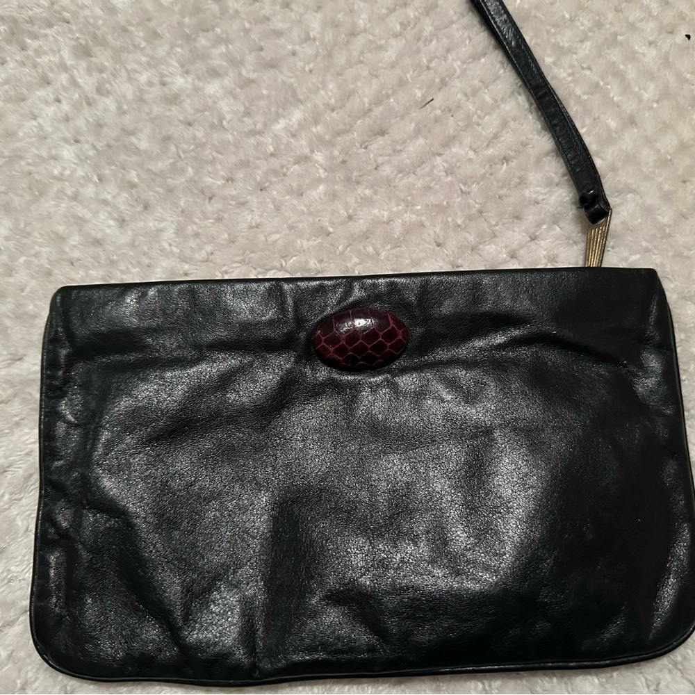 Shirl Miller Womens Clutch Bag Zip Closure Made in USA.